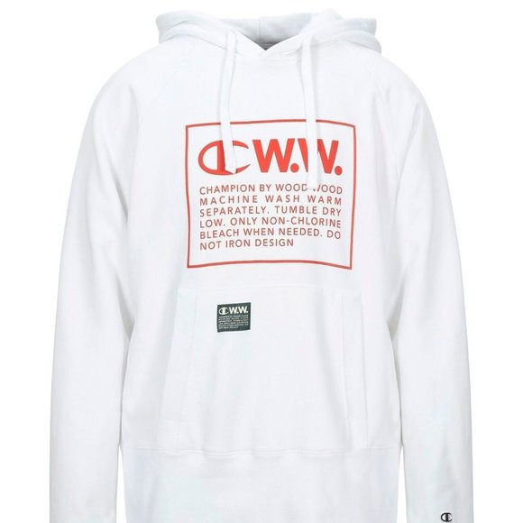 Champion x Wood Wood Men's White / Red Hoodie